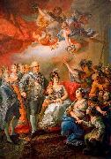 Vicente Lopez y Portana King Charles IV of Spain and his family pay a visit to the University of Valencia in 1802 France oil painting artist